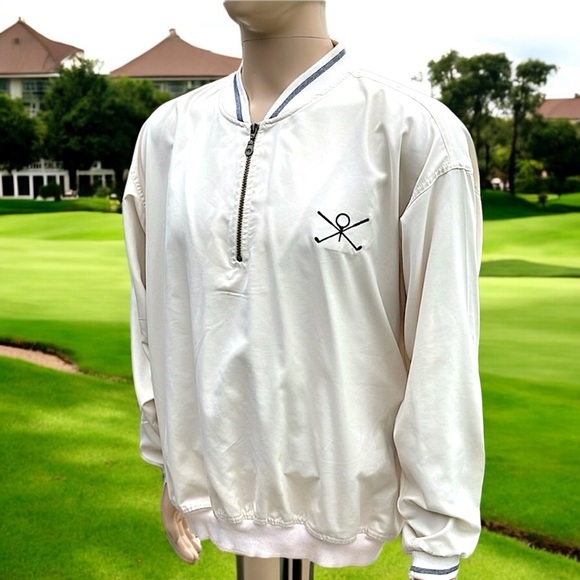 Akwa Men's Golf 1/4 Zip Windshirt Made in USA - Picture 4 of 16